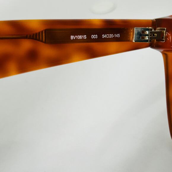 NEW Bottega Veneta Tortoiseshell Square Thick Sunglasses Havana Brown Square Cat - Picture 13 of 16